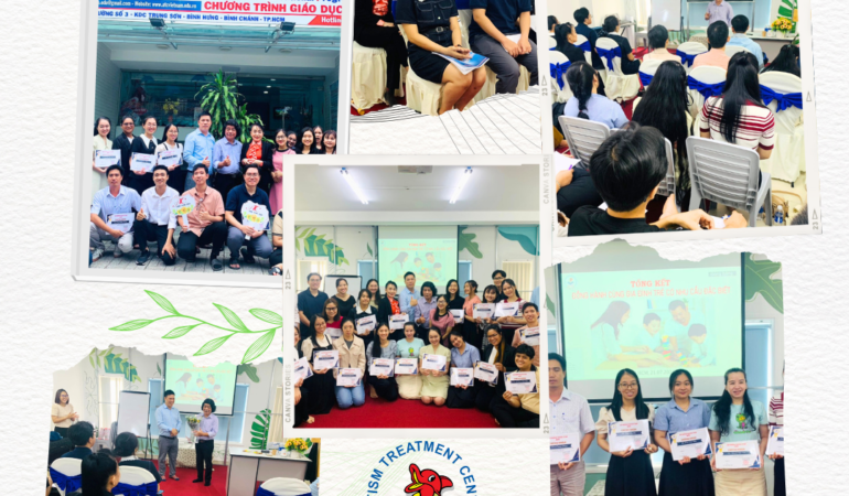 Buổi tổng kết khoá học “Đồng hành cùng gia đình trẻ có nhu cầu đặc biệt”